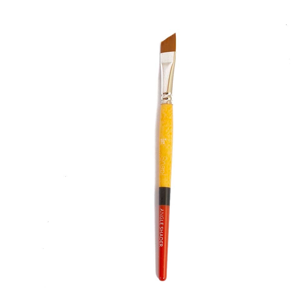 Princeton, Brushes, Art & School, Snap, Golden Taklon, Brush, Angle, 1/2, Short Handle, 402169